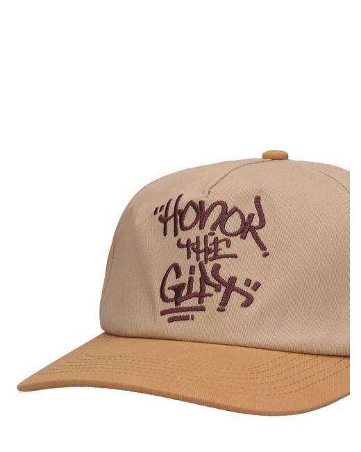 Honor The Gift Natural Htg Script Cotton Baseball Hat for men