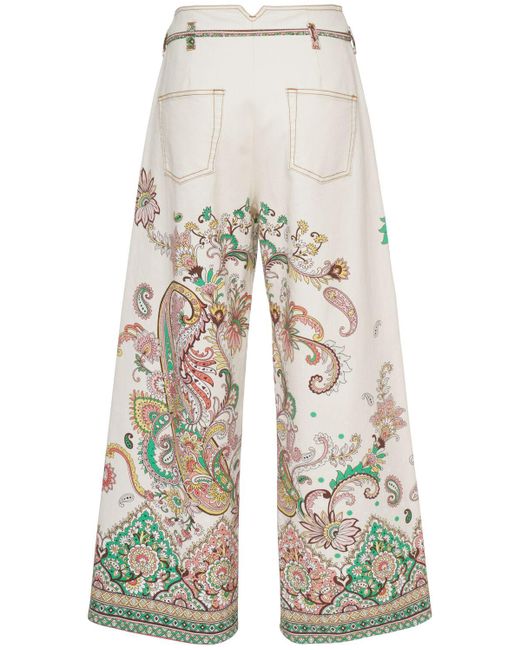 Donna Jeans Svasati di Etro in White