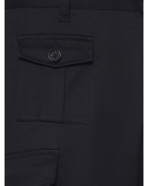DSquared² Blue Sexy Cargo Stretch Cotton Pants for men