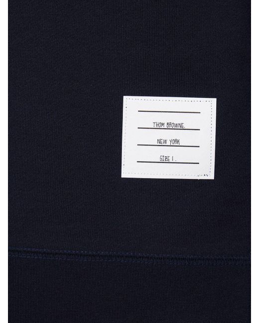 メンズ Thom Browne コットンジャージースウェットシャツ Blue