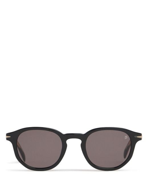 Gafas de sol redondas db de acetato David Beckham de hombre de color Brown