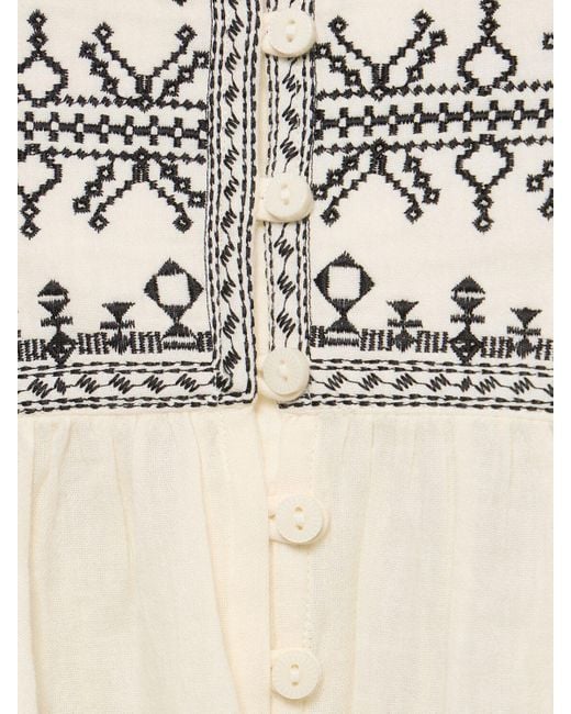 Haut en coton piyae Isabel Marant en coloris White