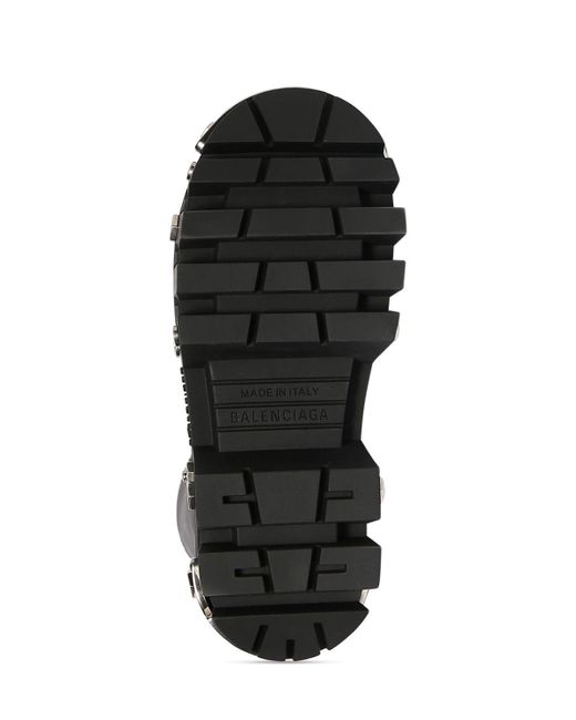 Balenciaga Black Ankle Boots Bulldozer Leather