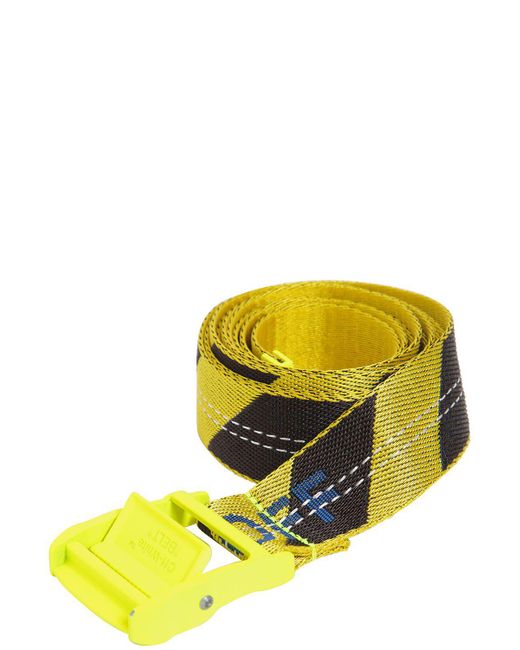 Off-White c/o Virgil Abloh Yellow Cintura In Nylon 35mm for men