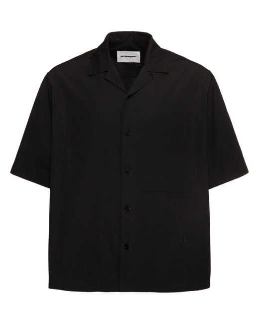 Hombre Camiseta De Algodón Jil Sander de hombre de color Black
