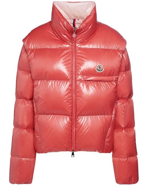 Moncler Almo ナイロンダウンジャケット Red