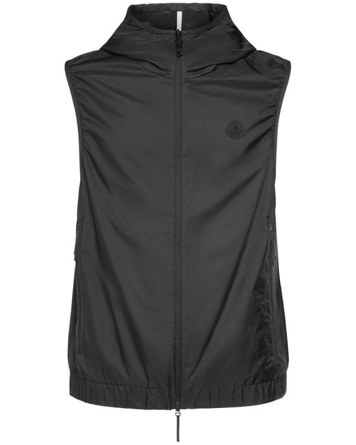 Moncler Vallese Nylon Vest in Black für Herren