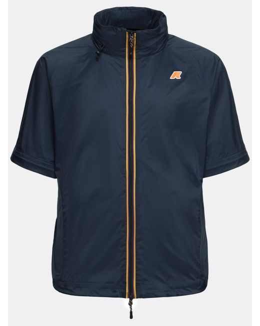 K-Way Blue Bogey Windbreaker Jacket for men