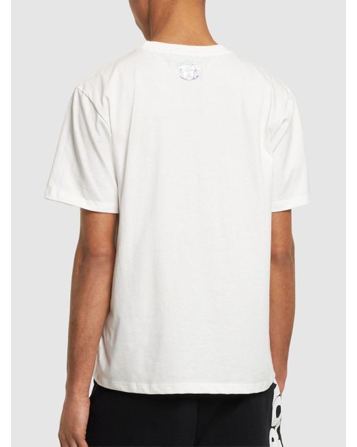 Barrow T-shirt "smile " in White für Herren