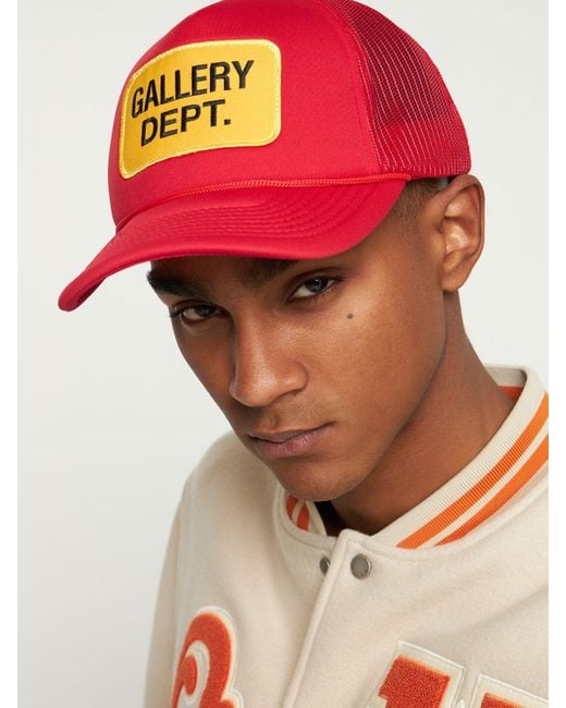 GALLERY DEPT. Souvenir Logo Trucker Cap in Red for Men | Lyst GALLERY DEPT. Souvenir Logo Trucker Cap in Red for Men | Lyst