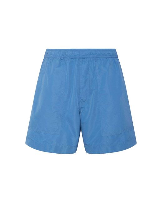 Shorts mare in nylon di Bottega Veneta in Blue da Uomo