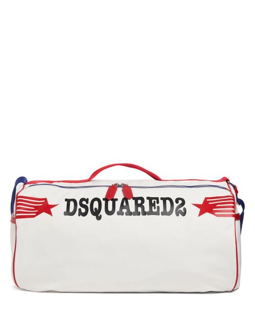 DSquared² White Rocco Duffle Bag for men