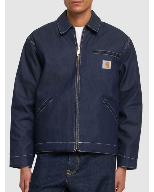 Carhartt Blue Og Detroit Rigid Jacket for men