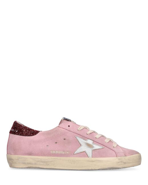 Golden Goose Deluxe Brand Pink Lvr Exclusive Super-star Suede Sneakers