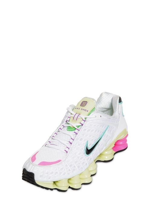 Nike Gummi Weiß Schwarz und leuchtend grün Damen Air Shox TL Schuhe in Weiß  | Lyst CH