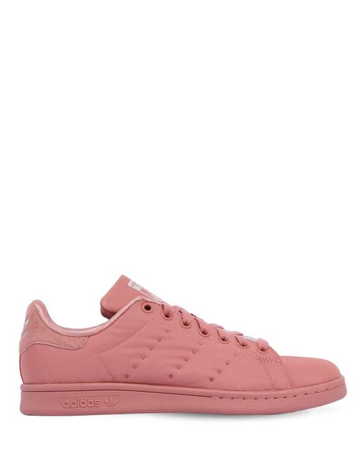 Adidas Originals Pink Stan Smith Padded Satin Sneakers