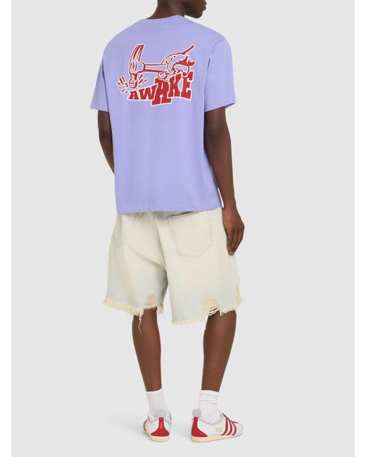 メンズ AWAKE NY Hammer Tシャツ Blue