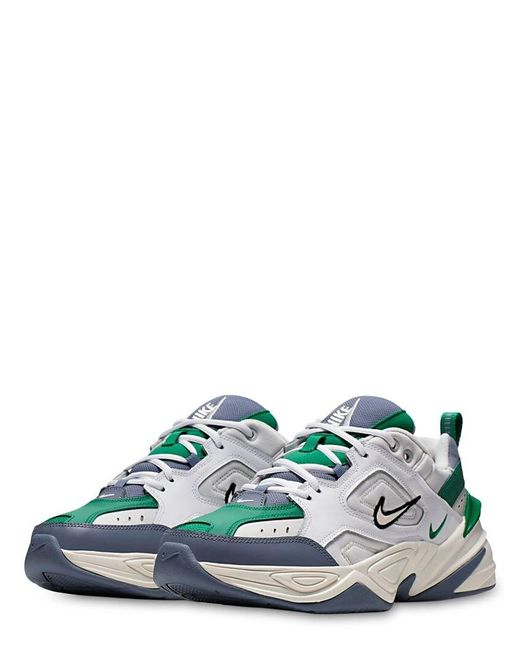 Nike M2k Tekno Sneakers In White Green Gray For Men Lyst