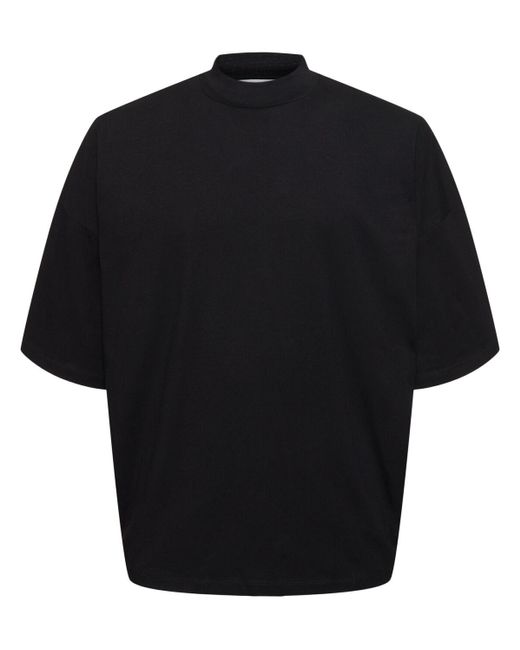 Jil Sander T-shirt Aus Baumwolljersey Im Boxy Fit in Black für Herren