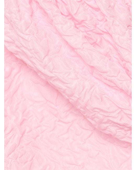CECILIE BAHNSEN Pink Sylvie Puff Sleeve Mini Dress