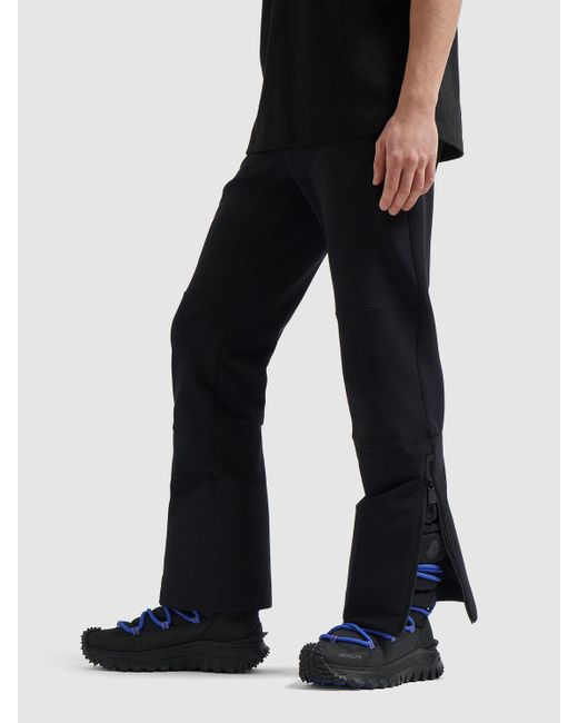 3 MONCLER GRENOBLE Blue High Performance Nylon Ski Pants for men