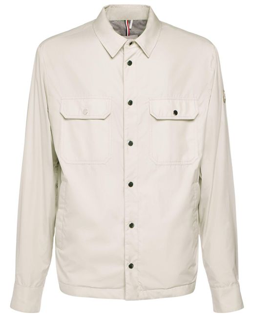 Moncler Natural Piz Tech Shirt Jacket for men