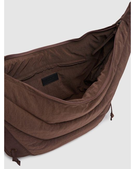 Lemaire Brown Kleine Tasche Aus Nylon "soft Game"