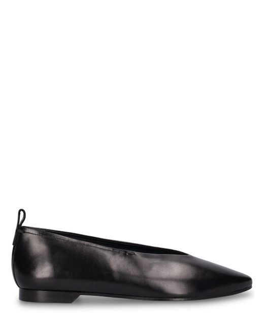 Ballerine ava in pelle 20mm di Soeur in Black