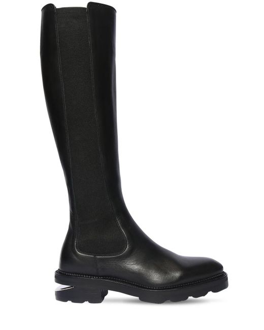 Alexander Wang Black 45mm Andy Leather Tall Boots