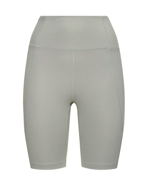 Shorts running cintura alta de tech stretch GIRLFRIEND COLLECTIVE de color Gray
