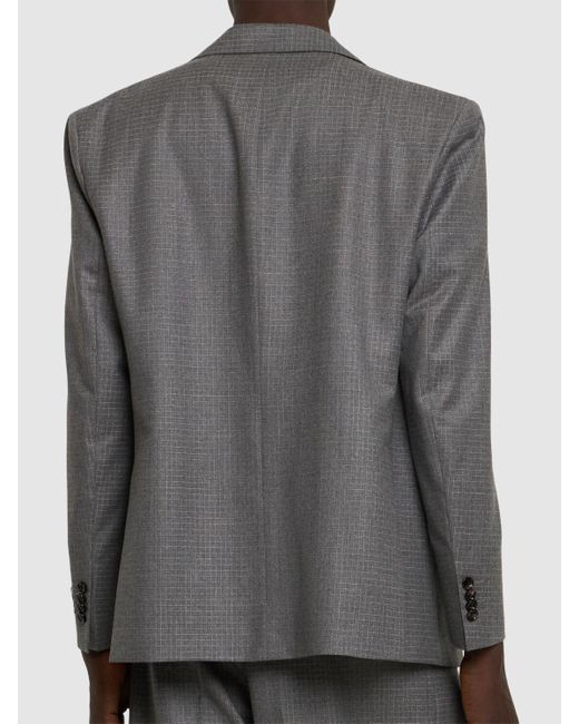 メンズ LC23 リップストップウールブレザー Gray