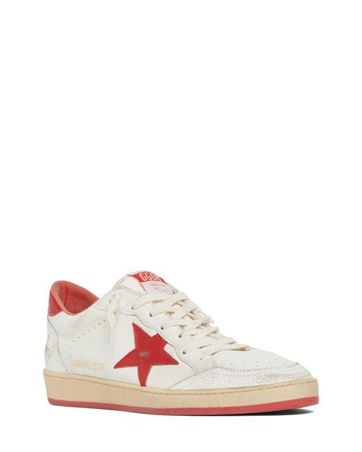 Golden Goose Deluxe Brand Pink Ball Star Nappa Leather & Nylon Sneakers for men