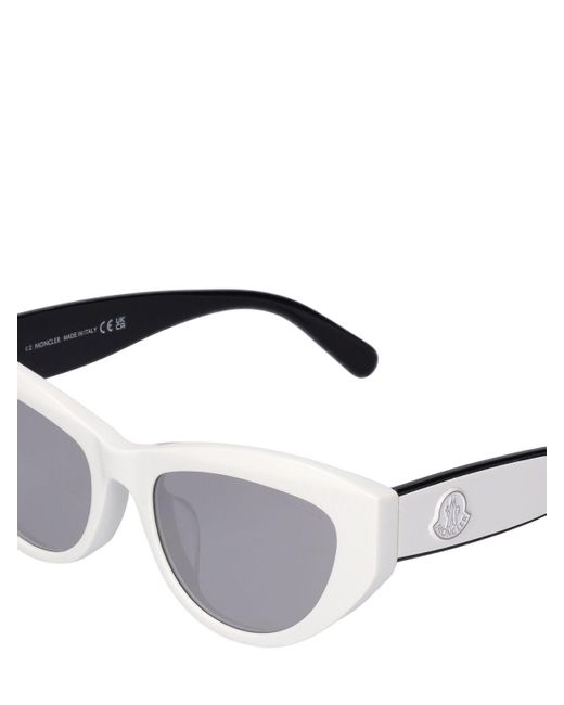 Moncler Metallic Modd Cat-Eye Acetate Sunglasses