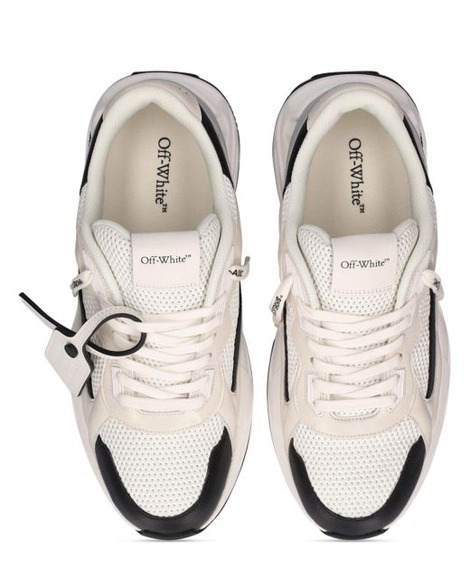 Off-White c/o Virgil Abloh White 20mm Kick Off Leather Sneakers