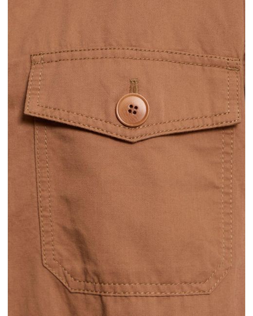 Mujer Chaqueta De Lino Y Algodón Weekend by Maxmara de color Brown
