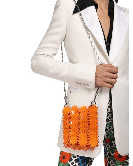 Paco Rabanne Daisy Mini 1969 Shoulder Bag in Orange Lyst AT