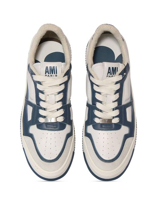 AMI White New Arcade Low Top Sneakers for men