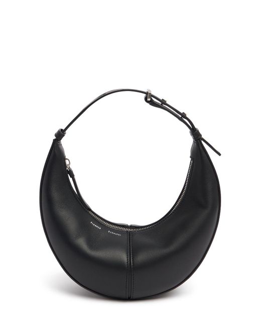 Proenza Schouler Black Mini Handtasche Aus Leder "slide"