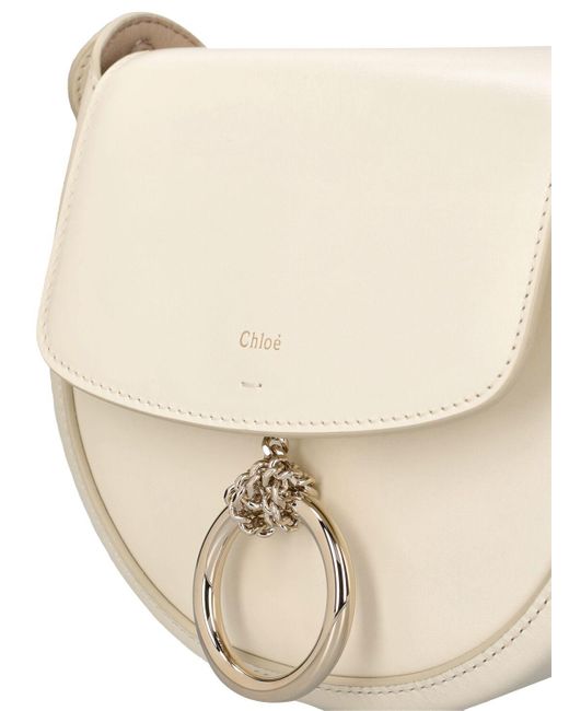 Chloé Natural Arlene Leather Shoulder Bag