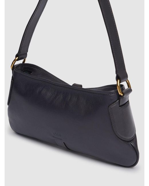 Chloé Small Kerala 25 レザーショルダーバッグ Blue
