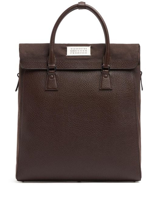 Maison Margiela Herren Vertikale Tote „Daily“ in Brown für Herren