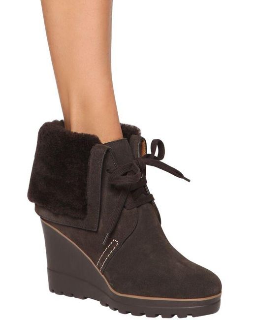 see by chloe wedge booties