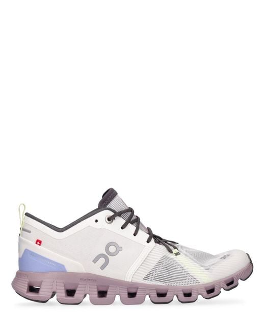 On White Cloud X3 Shift Sneakers