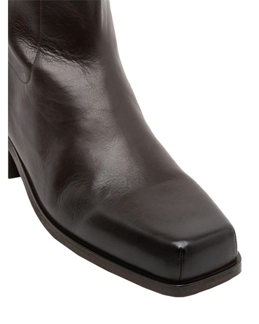 Marsèll Brown Cassello Leather Ankle Boots for men