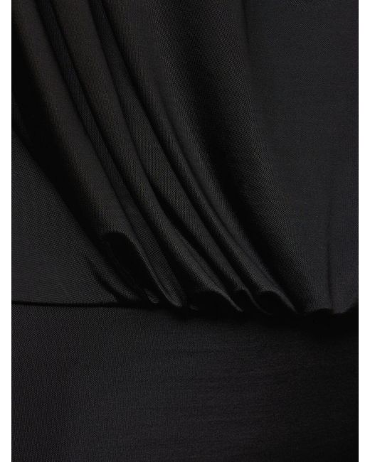 Top de jersey de viscosa Alexandre Vauthier de color Black