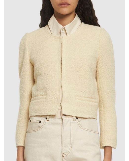 Isabel Marant Natural Cardigan Aus Wollmischung "pully"