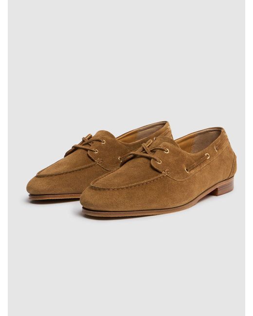 Bally Brown Lvr Exclusive 10Mm Plume Suede Loafers for men
