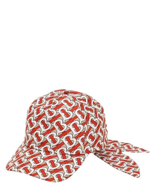 Burberry Silk Hats Red - Save 66% | Lyst