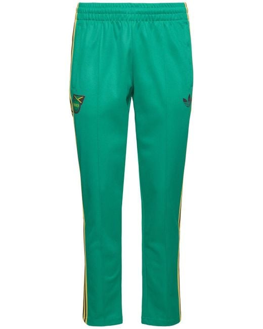 Adidas Originals Green Jamaica Track Pants for men
