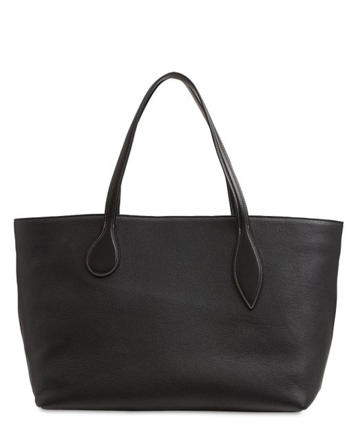Little Liffner Mega Sprout Leather Tote Bag in Black - Lyst
